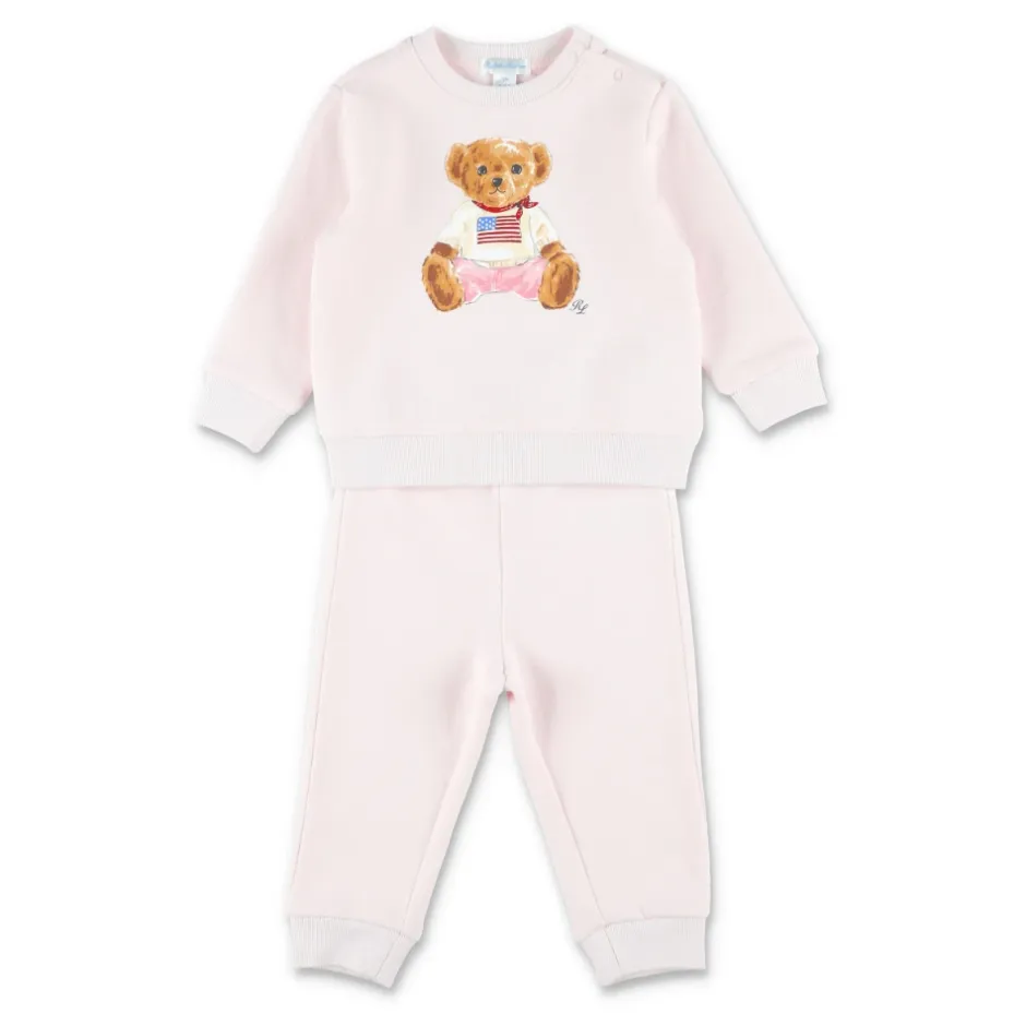 Best Polo Bear Fleece Sweatshirt & Pant Set Børn Bodystocking & Sæt