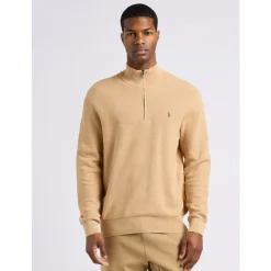 Best Polo Sweater med lynlås i halsen Strik