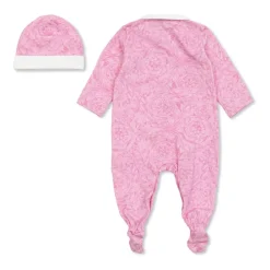 Clearance Printed Cotton-Jersey Sleepsuit Set Børn Bodystocking & Sæt