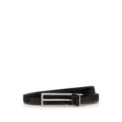 Outlet Printed Croc Metal T Loop Bælte Bælter