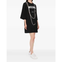 Online Printed Heavy Cotton Dress Dame Kjoler