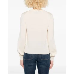 Outlet Pudder Silke & Nylon Sweater Dame Sweatshirts