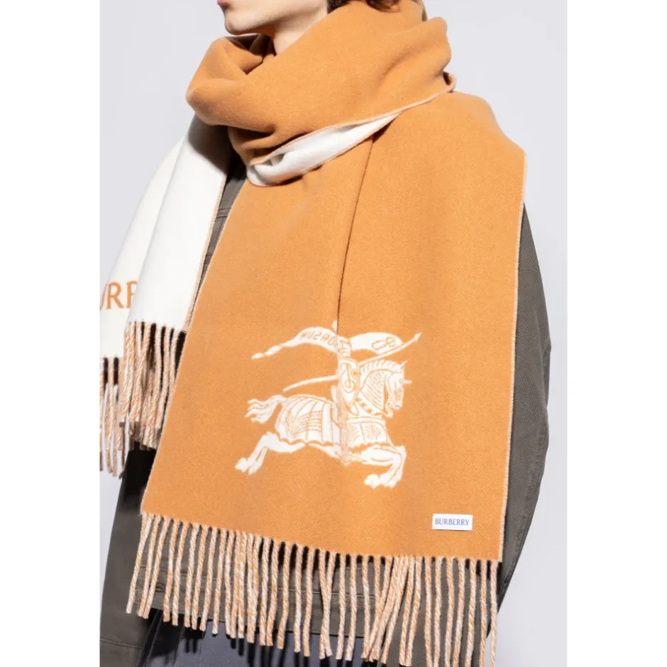 Clearance Reversible EKD Cashmere Scarf Halstørklæder Og Tørklæder