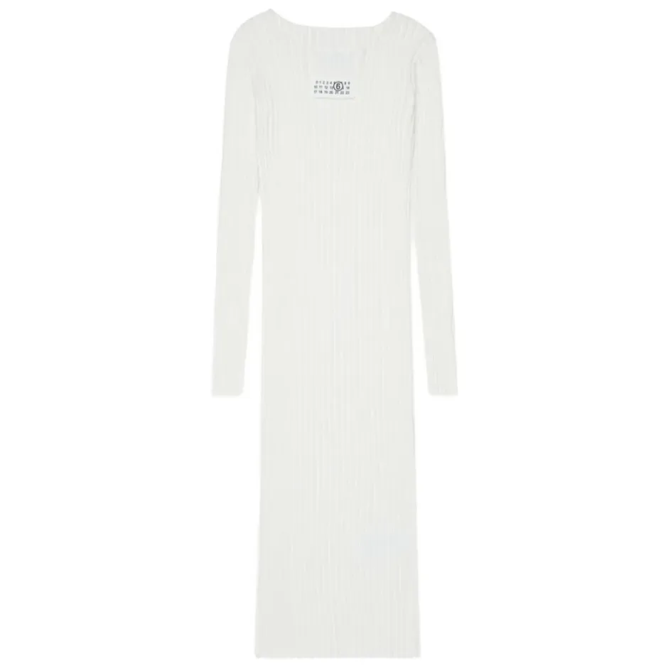 Best Ribbed Long-Sleeve Dress Børn Kjoler & Nederdele