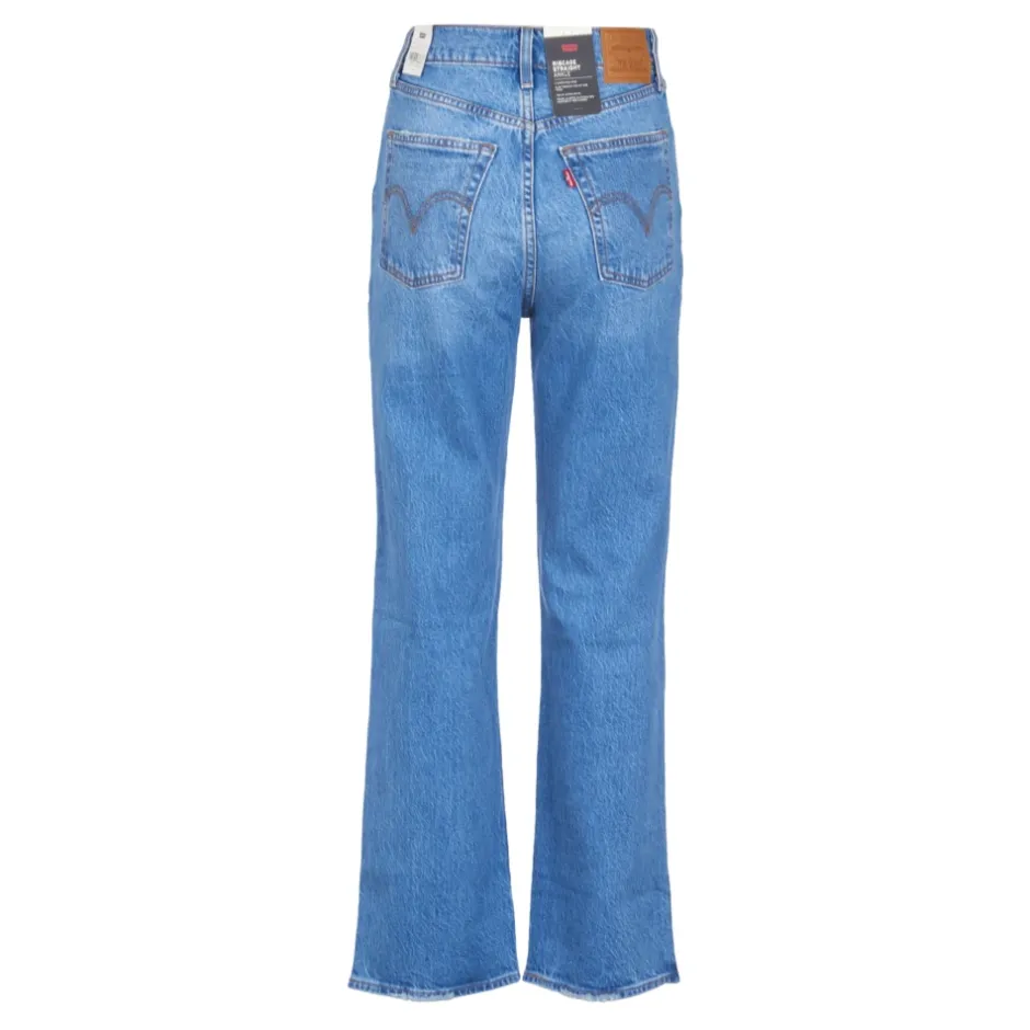 Best Ribcage Straight Ankle Jeans Dame Jeans