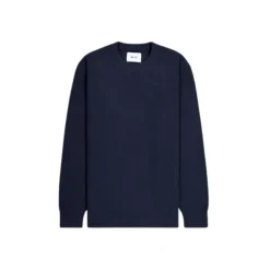 Outlet Ribstrikket Pullover med Rund Hals Strik