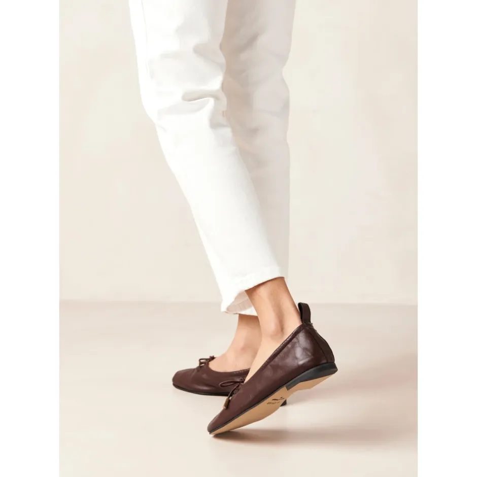 New Rosalind Læder Ballet Flats Dame Ballerina Sko