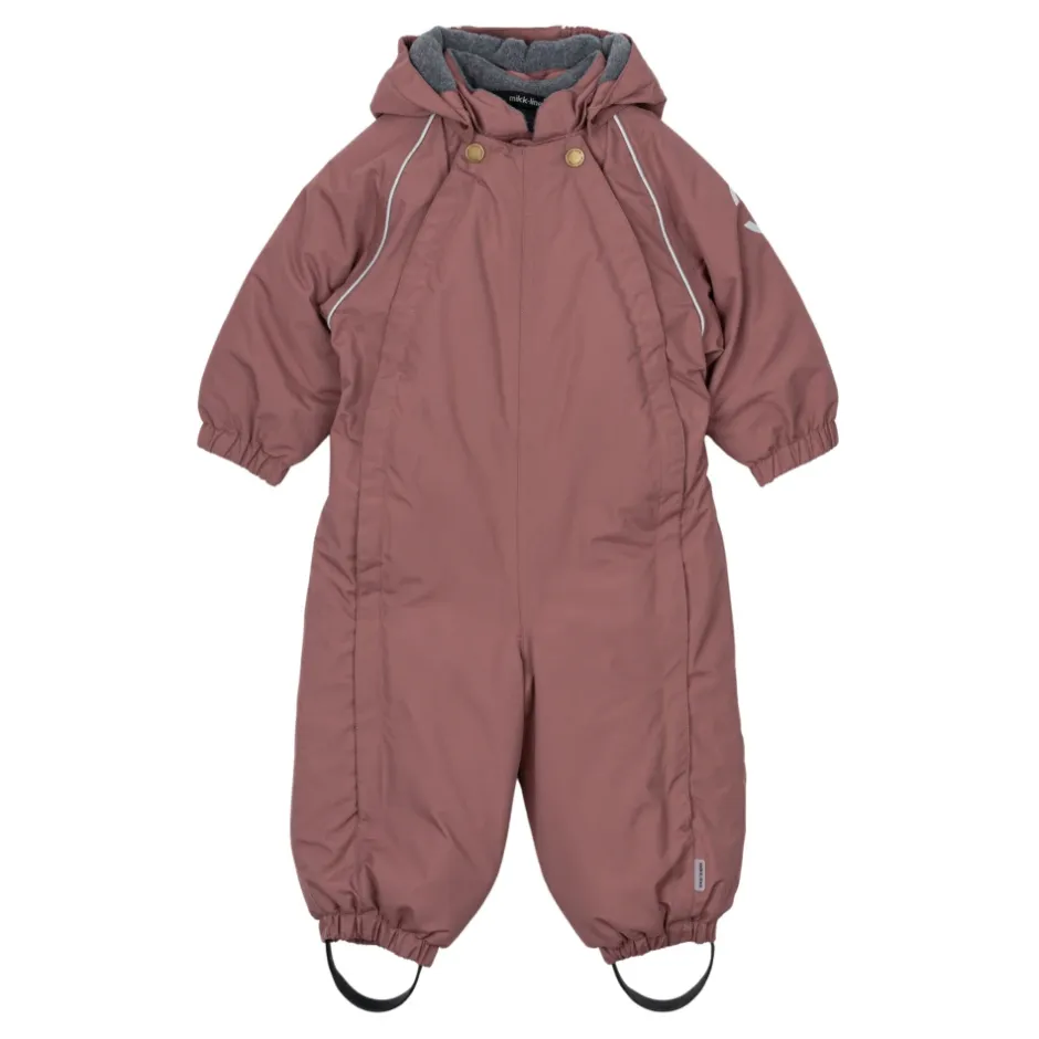 Outlet Rose Brown Nylon Baby Suit Børn Overtøj