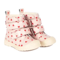 Outlet Rose Hearts Vinterstøvle med Velcro Børn Støvler