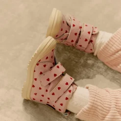 Outlet Rose Hearts Vinterstøvle med Velcro Børn Støvler