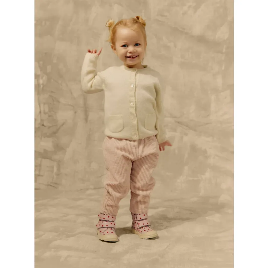 Outlet Rose Hearts Vinterstøvle med Velcro Børn Støvler