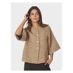 Hot Rosella Boucle Mini Jakke Dame Jakker