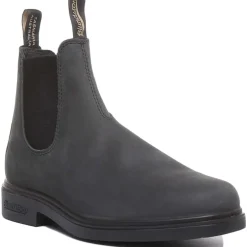 Clearance Rustikke sorte stilfulde letvægtsstøvler Chelsea Boots|Støvler
