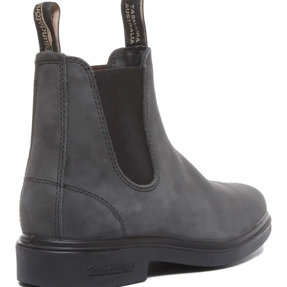 Clearance Rustikke sorte stilfulde letvægtsstøvler Chelsea Boots|Støvler