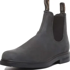 Clearance Rustikke sorte stilfulde letvægtsstøvler Chelsea Boots|Støvler
