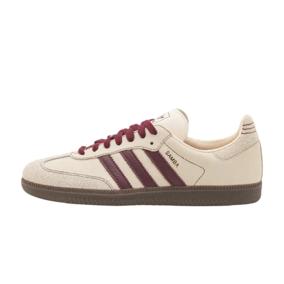 Outlet Samba OG Wonder White Maroon Sneakers