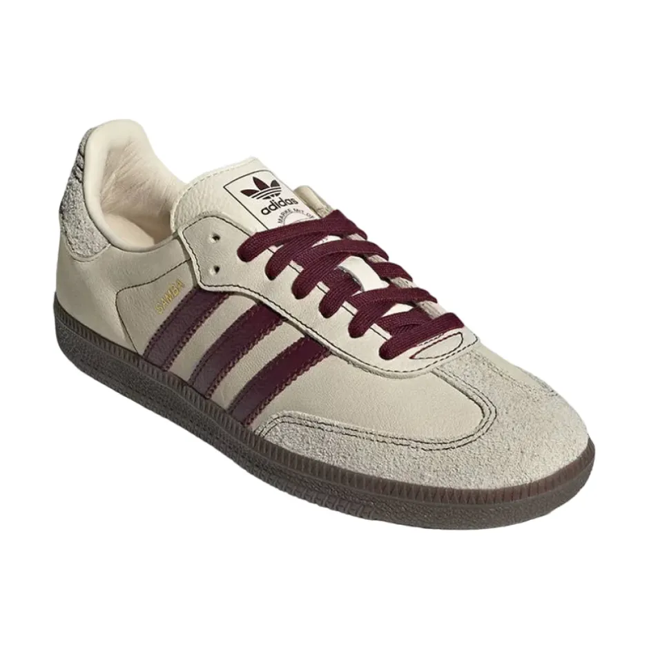 Outlet Samba OG Wonder White Maroon Sneakers