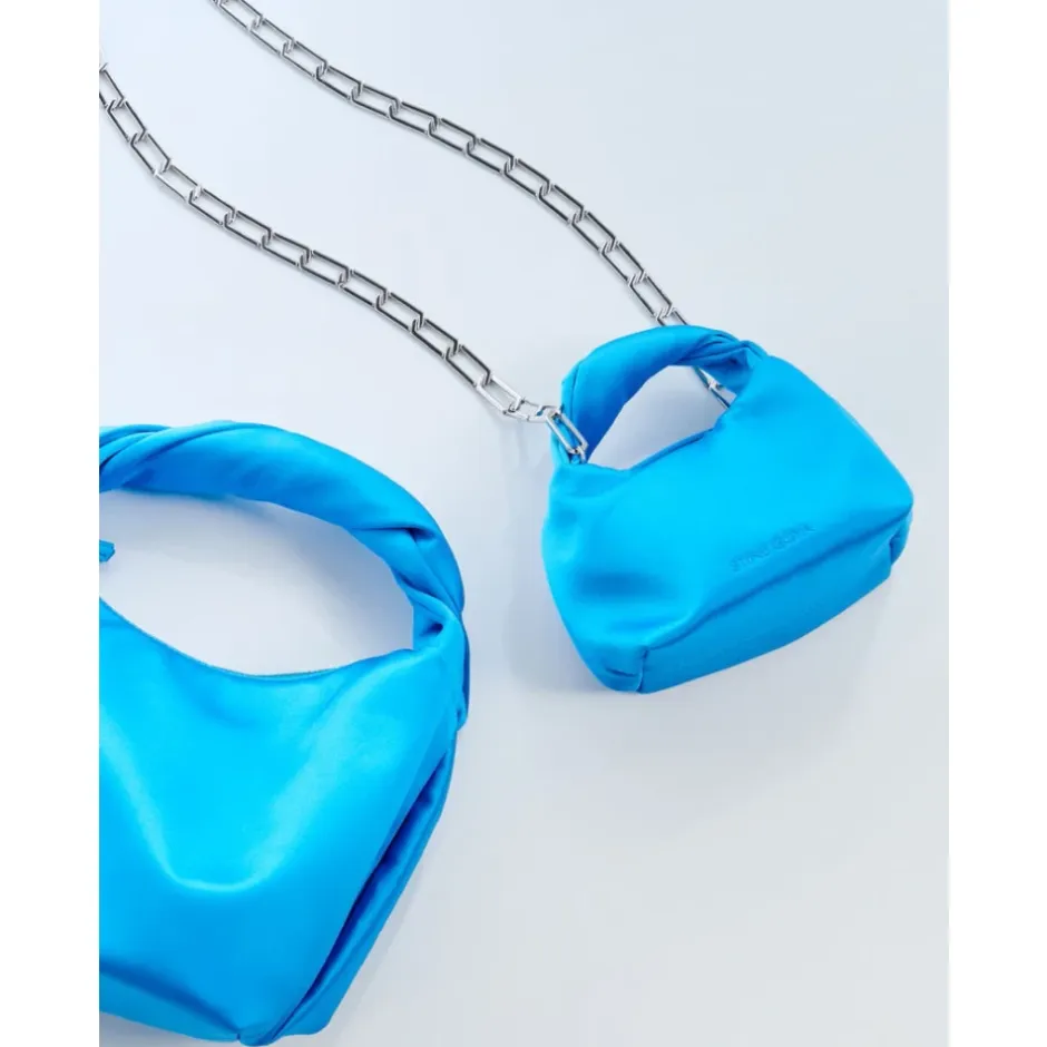 Satin Micro Hobo Taske Dame Bæltetasker