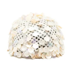 Sequin Embellished Open Knit Beanie Dame Huer & Kasketter