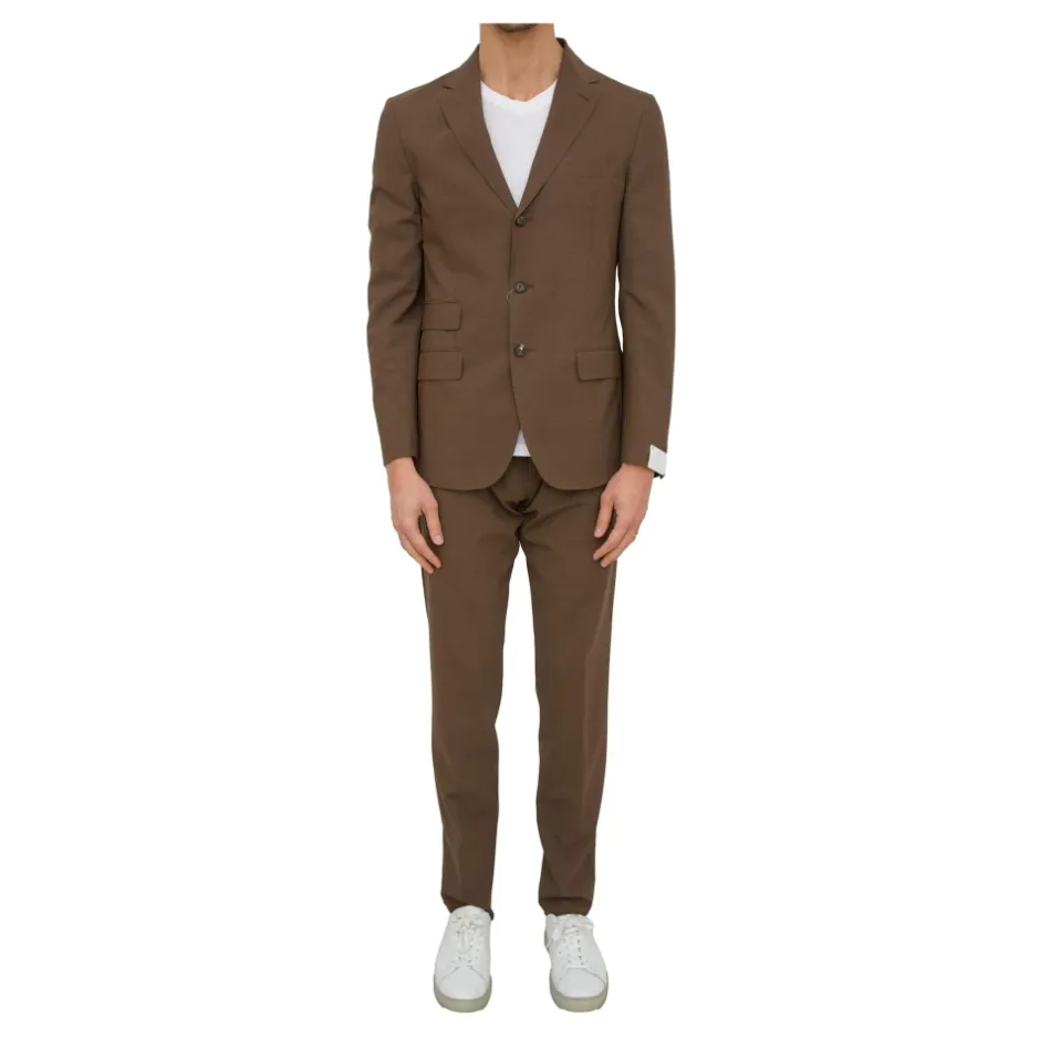 Discount Single Breasted Suit Pants Jakkesæt