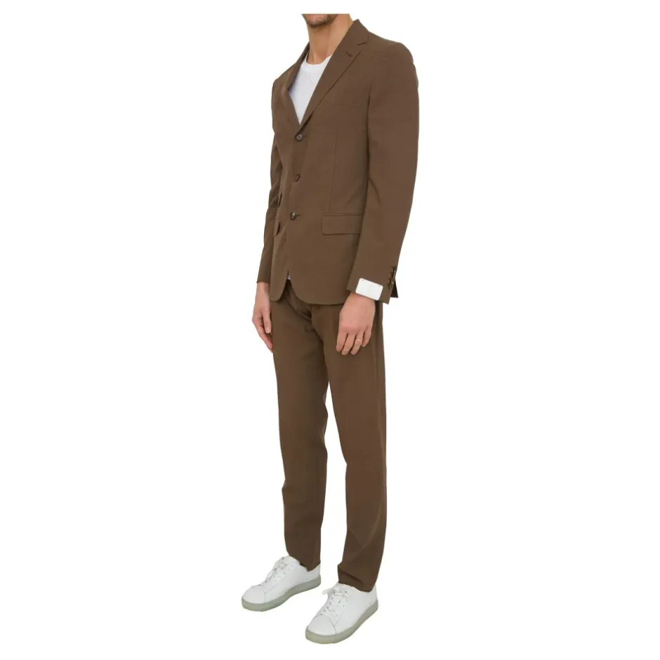 Discount Single Breasted Suit Pants Jakkesæt
