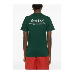 Discount Skovt logo print rund hals t-shirt Dame T-Shirts