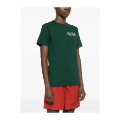Discount Skovt logo print rund hals t-shirt Dame T-Shirts