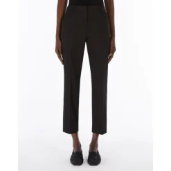New Slim Fit Cropped Bomuldsbukser Dame Bukser