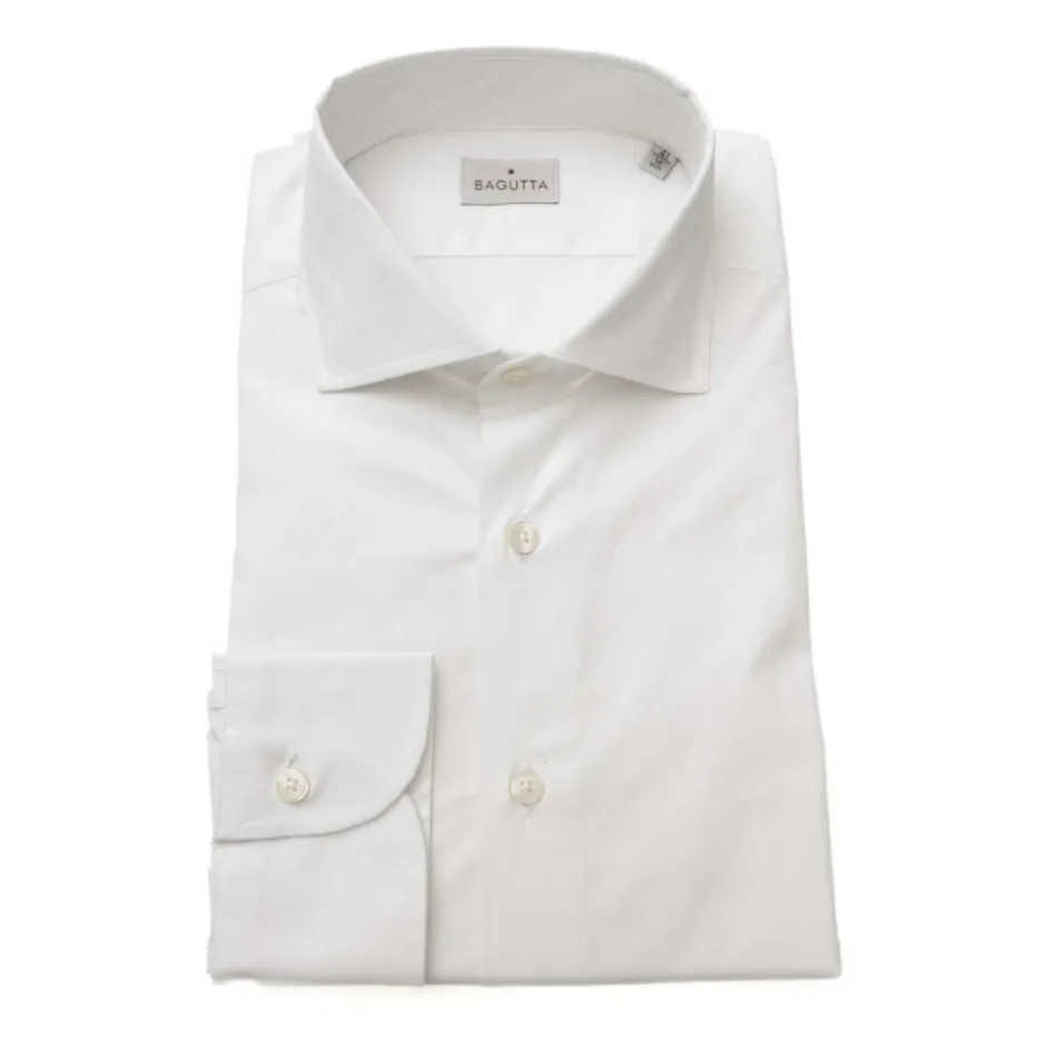 Outlet Slim Fit French Krave Bomuld Skjorte Skjorter