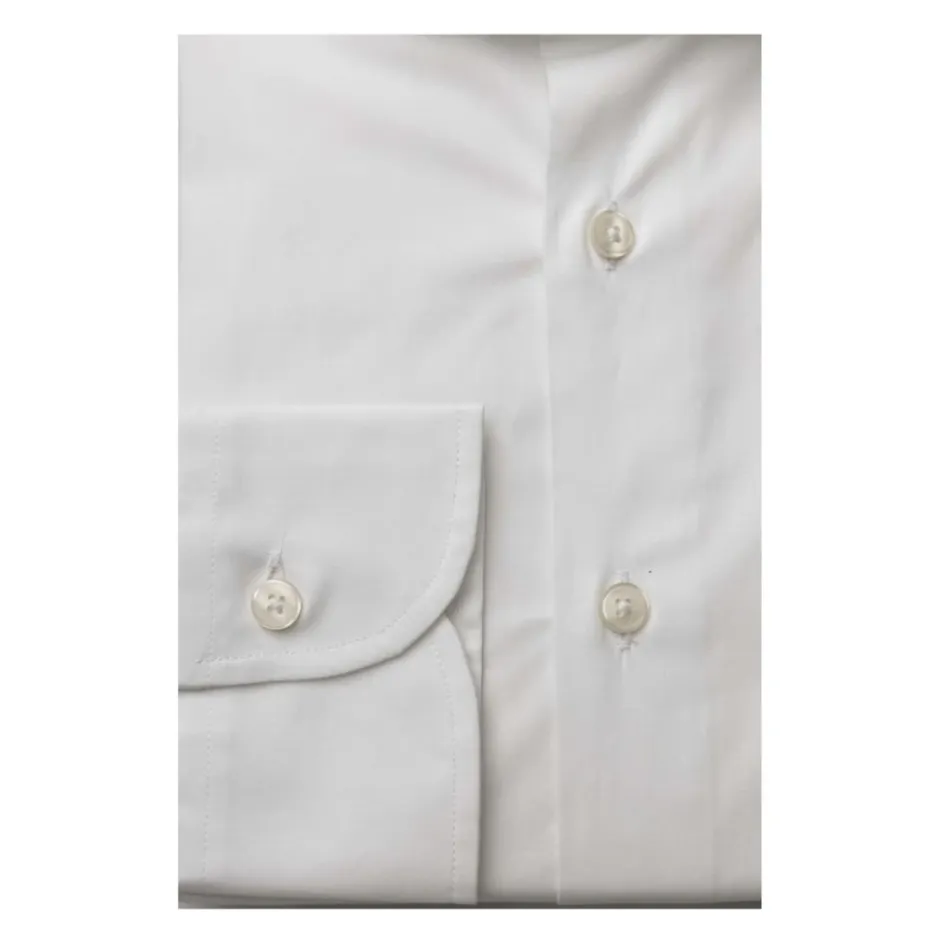 Outlet Slim Fit French Krave Bomuld Skjorte Skjorter