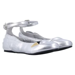 Best Sølv Swan Ballerina Espadrilles Børn Ballerinasko