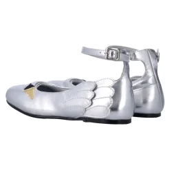 Best Sølv Swan Ballerina Espadrilles Børn Ballerinasko