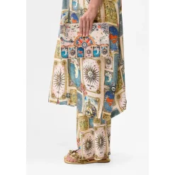 Clearance Small Canvas Clutch - House Of Horoscopes Dame Clutch