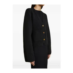 Cashmere V-Hals Sweater Dame Striktrøjer & Sweatere