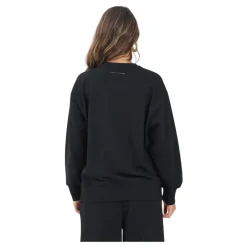 Outlet Crewneck Sweater Hand Written Logo Dame Sweatshirts