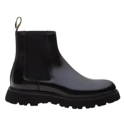 Clearance Læder Ankelstøvler Slip-On Chelsea Boots