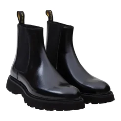 Clearance Læder Ankelstøvler Slip-On Chelsea Boots