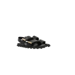 Clearance læder flade sandaler Dame Sandaler