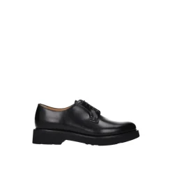Outlet Sort læder Oxfords og Derbies Dame Snøresko