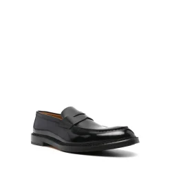 Sale Læder Penny Slot Slip-On Sko Loafers