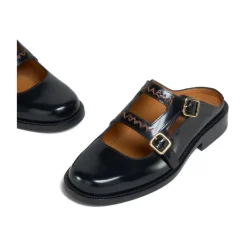 Hot lædersandaler Dame Loafers