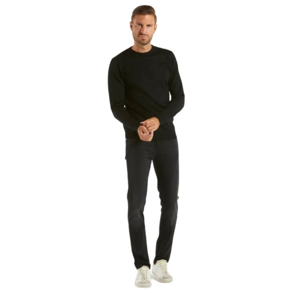 Clearance Merinould Sweater Ribkant Strik