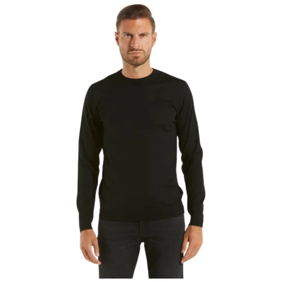 Clearance Merinould Sweater Ribkant Strik