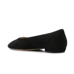 Hot Nubuck Ballerina Sko med Mandelformet Tå Dame Ballerina Sko
