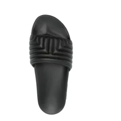 Clearance præget logo læder sandaler Sandaler