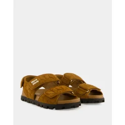 Best Sporty Matelassé Nappa Lædersandaler Dame Sandaler