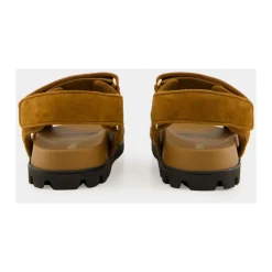 Best Sporty Matelassé Nappa Lædersandaler Dame Sandaler