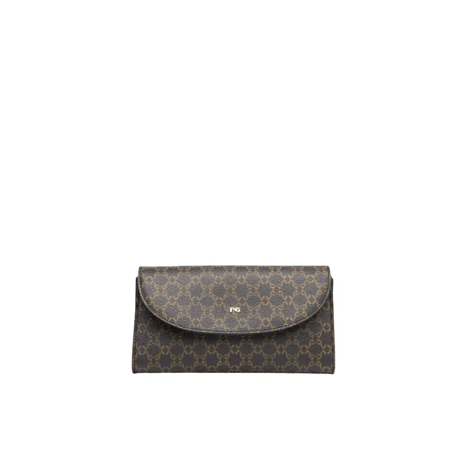 Stilfuld clutch i teknisk materiale Dame Clutch