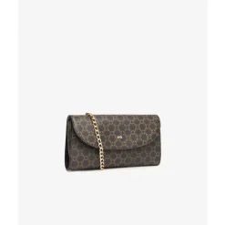 Stilfuld clutch i teknisk materiale Dame Clutch