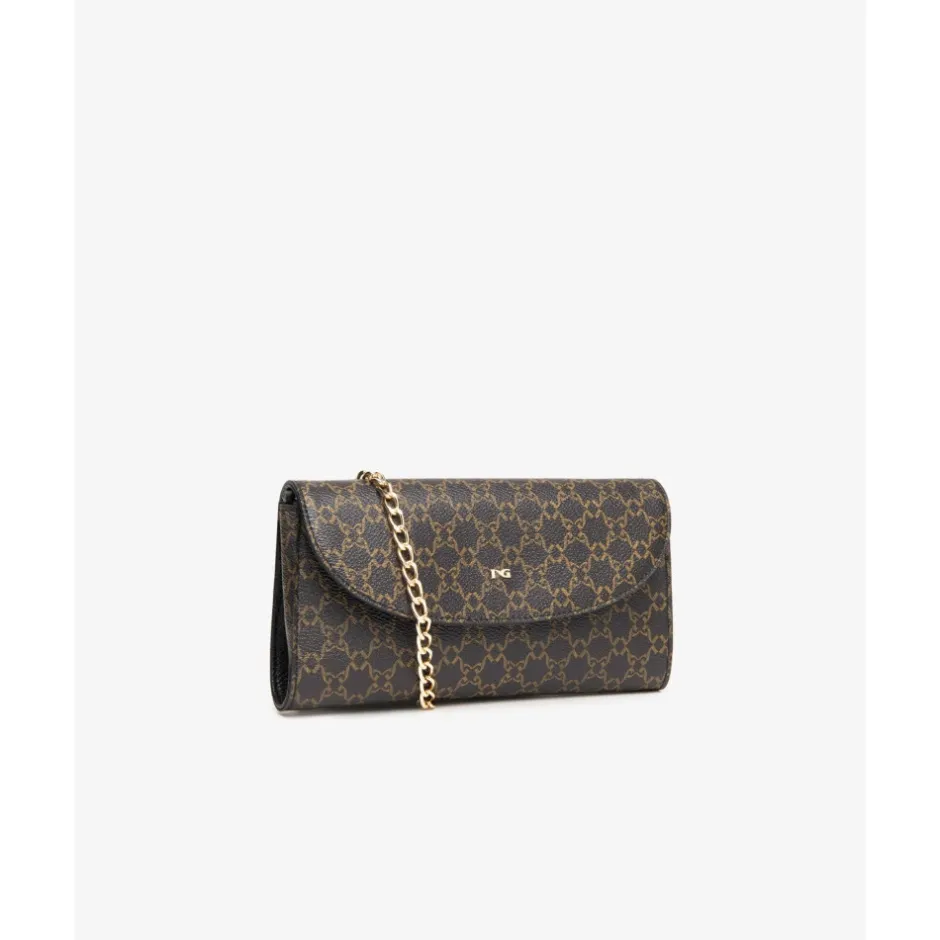 Stilfuld clutch i teknisk materiale Dame Clutch